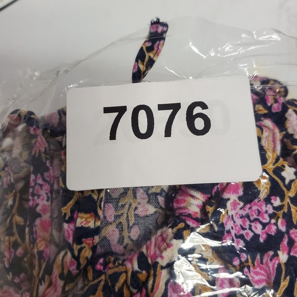 Old Navy Womens Tiered Micro Floral Milkmaid Maxi Dress Size XL Cottagecore - Picture 9 of 9